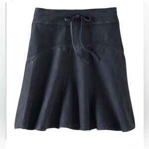 EUC- Athleta ‘Daydream’ 100% Linen Tie Waist Skater Skirt
